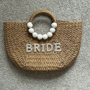 Straw BRIDE bag